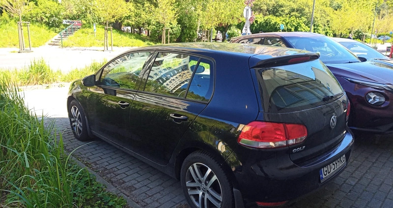 Volkswagen Golf cena 13999 przebieg: 244000, rok produkcji 2012 z Sopot małe 254